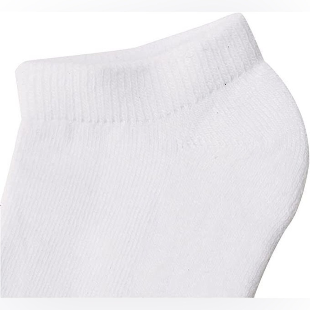 Hanes Ultimate Comfort Ankle Socks 6-Pack White NWTS - Picture 6 of 15
